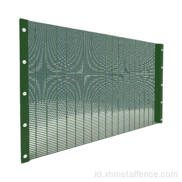 PVC Dilapisi Anti-ILMB Welded 358 Fence Clearvu Fencing